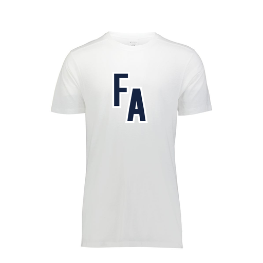 [FTSCUBWH-AS-LOGO2] Decker Men's Tri-Blend T-Shirt - Short Sleeve (Adult S, White, Logo 2)