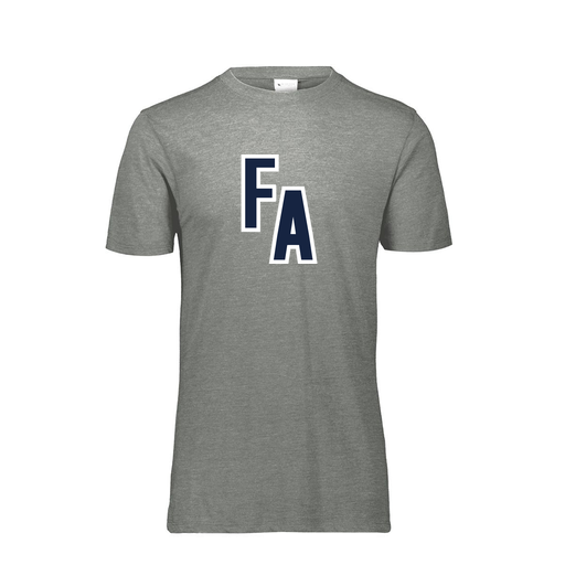 [FTSCUBGY-AS-LOGO2] Decker Men's Tri-Blend T-Shirt - Short Sleeve (Adult S, Gray, Logo 2)