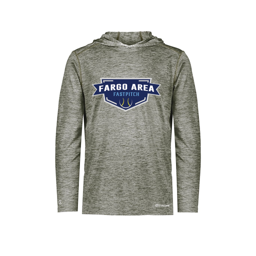 [FOLHCGGY-AS-LOGO1] Decker Men's Charge Hoodie (Adult S, Gray, Logo 1)