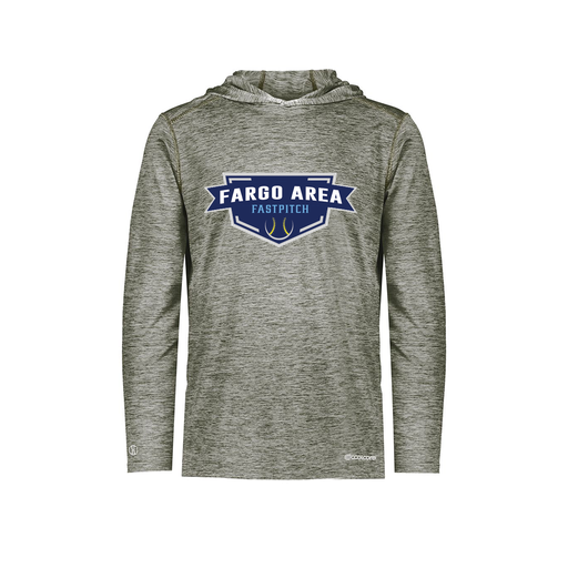 [FOLHCGGY-YS-LOGO1] Decker Youth Charge Hoodie (Youth S, Gray, Logo 1)