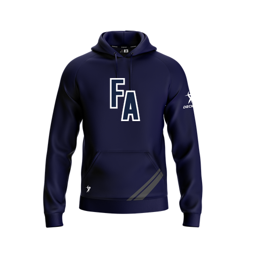 [FOLHSMNV-YXS-LOGO2] Decker Summit Hoodie (Youth XS, Navy, Logo 2)