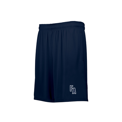 [229511.065.XS-LOGO2] Decker Men's Swift Short (Adult XS, Navy, Logo 2)